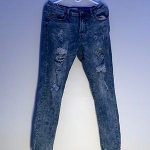 Men’s Distressed Skinny Jeans